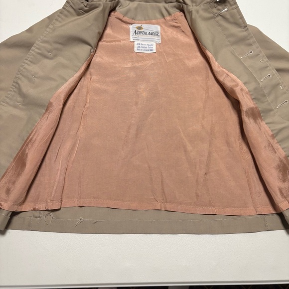 Tan Button-Up Kid’s Coat - Picture 3 of 4